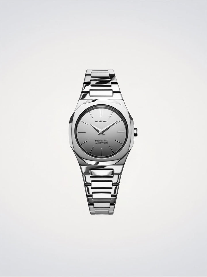 D1 Milano Silver Gleam Orologio Ultra Thin 30 mm D1-UTBL39