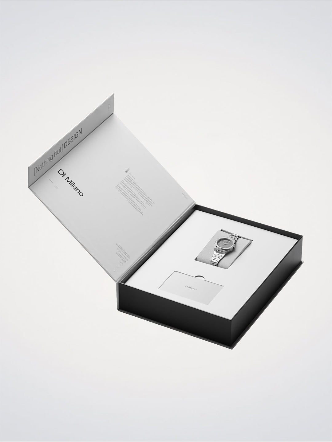 D1 Milano Silver Gleam Orologio Ultra Thin 30 mm D1-UTBL39