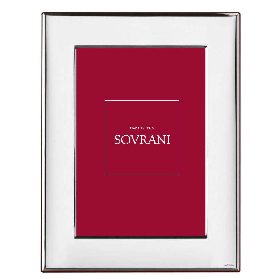 Sovrani cornice 13 x 18 argento bilaminato W1084