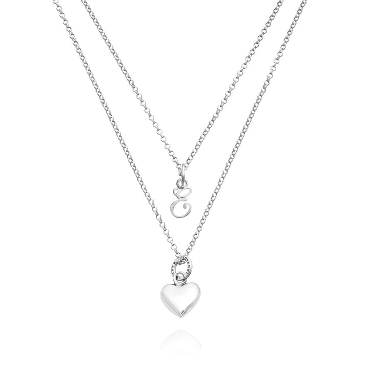 Giovanni Raspini collana cuore e lettera e Collana in Argento 925 X01566