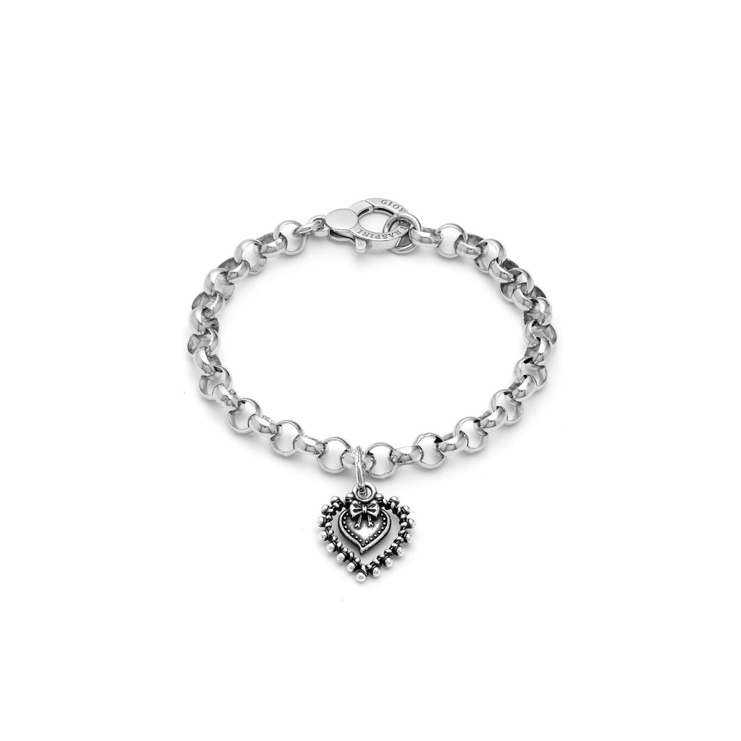 Giovanni Raspini Bracciale Cuore Votivo Fiocco argento X01646