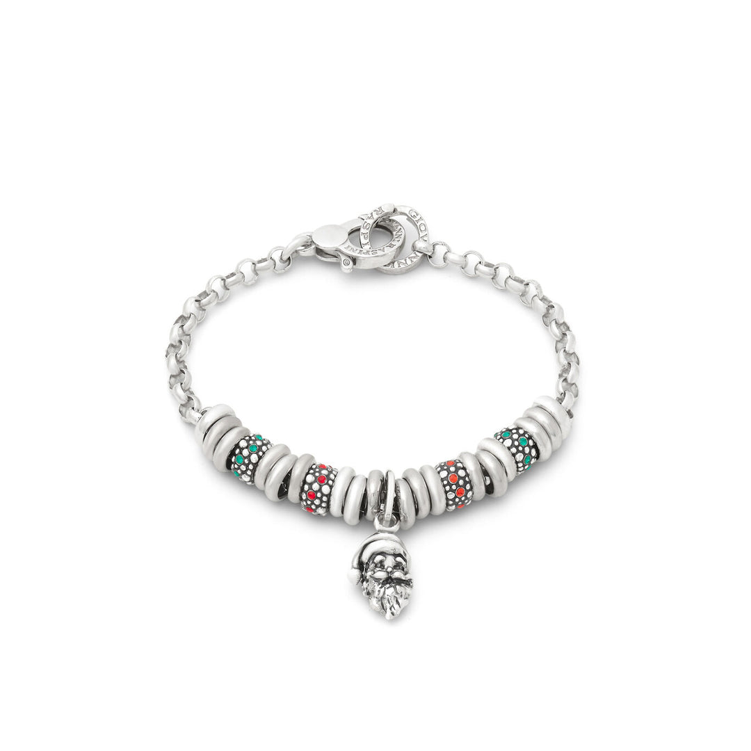 Giovanni Raspini Bracciale Babbo Natale argento X01693