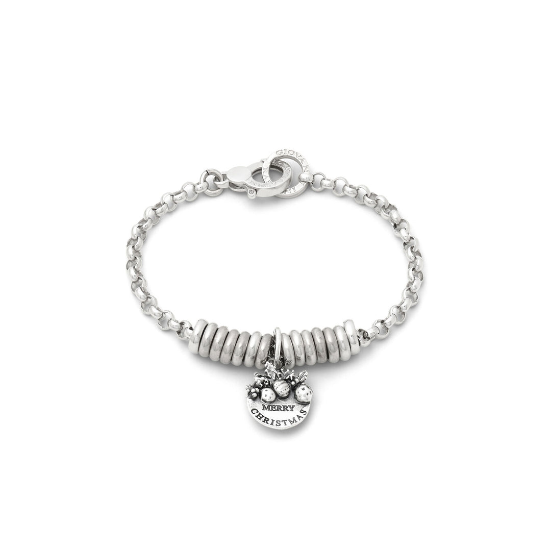 Giovanni Raspini Bracciale felice Natale argento X01694