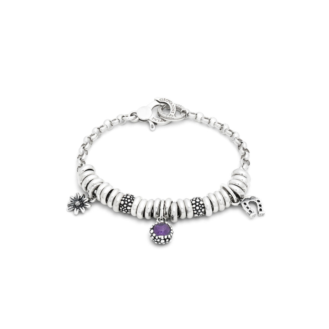Giovanni Raspini Bracciale Fortuna Fiorita argento X01713