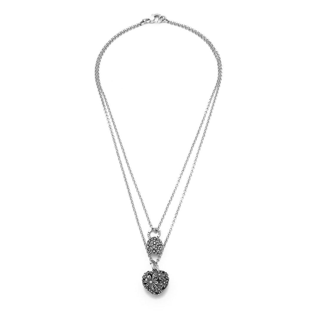 Giovanni Raspini Collana Charm Margherite argento X01768