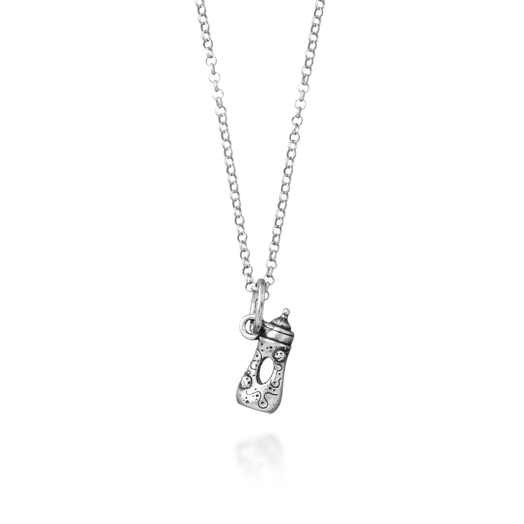 Giovanni Raspini Baby Bottle Necklace - 925 Silver Necklace