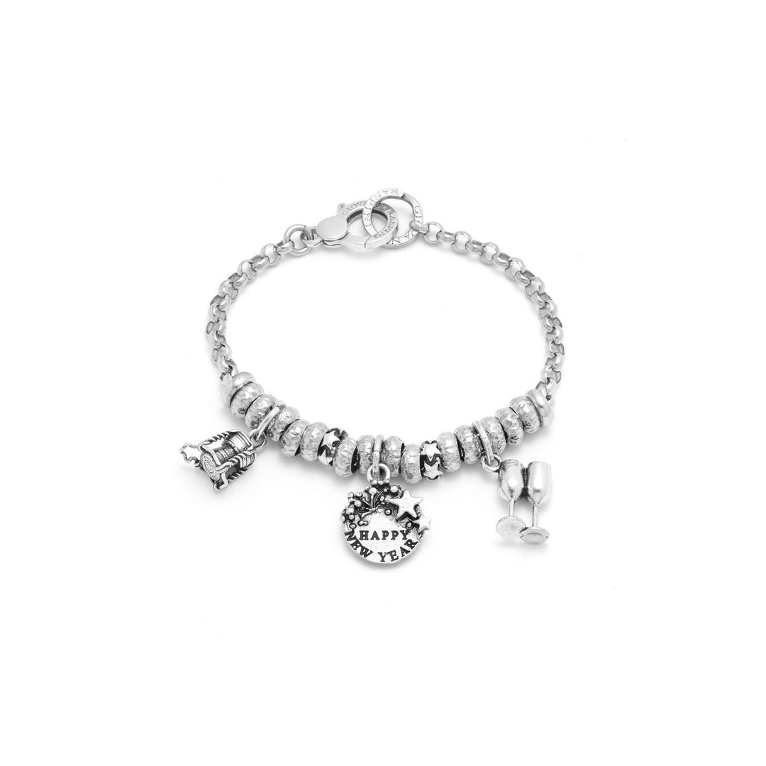 Giovanni Raspini Bracciale Happy New Year argento X01815