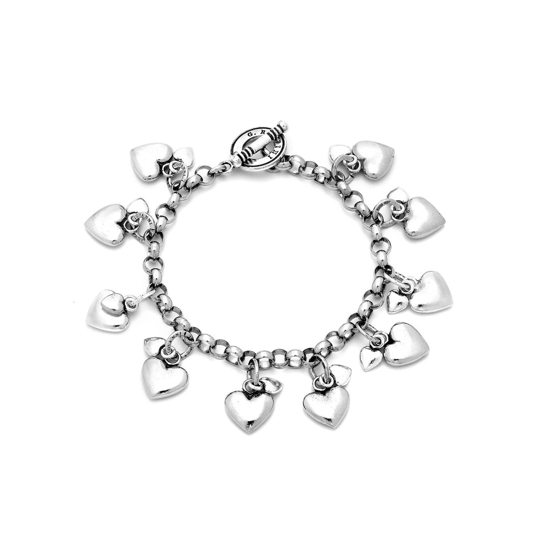 Giovanni Raspini Bracciale Love Cuori argento X01979