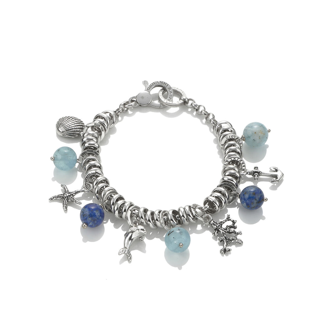 Giovanni Raspini Bracciale Mare Con Pietre 1995