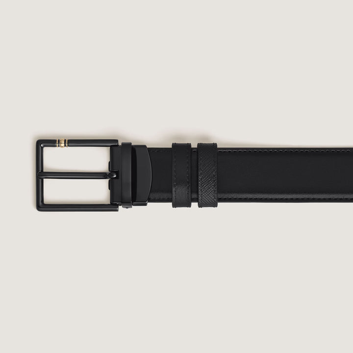 Montblanc cintura reversibile Pelle Meisterstuck Sartorial 30 mm nero 222209