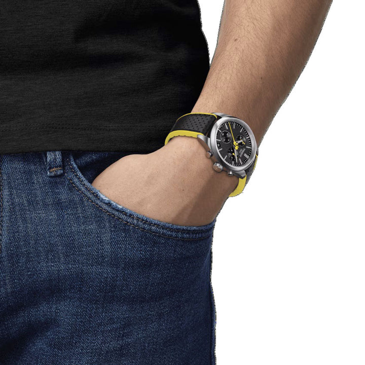 Tissot orologio PR 100 Tour De France Special Edition 40mm nero quarzo automatico T150.417.11.051.00