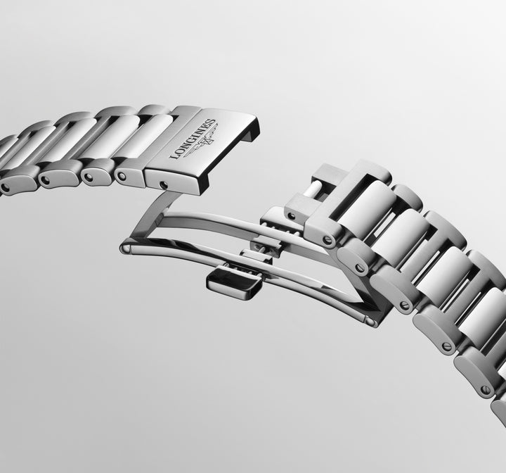 Longines orologio Conquest 38mm blu automatico acciaio L3.720.4.92.6