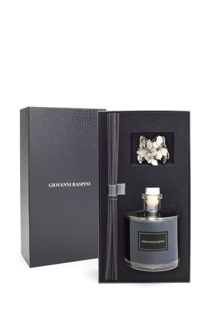 Giovanni Raspini Farfalle Diffuser – Nero Divino Raumduft mit weißer Bronzedekoration – XB0102