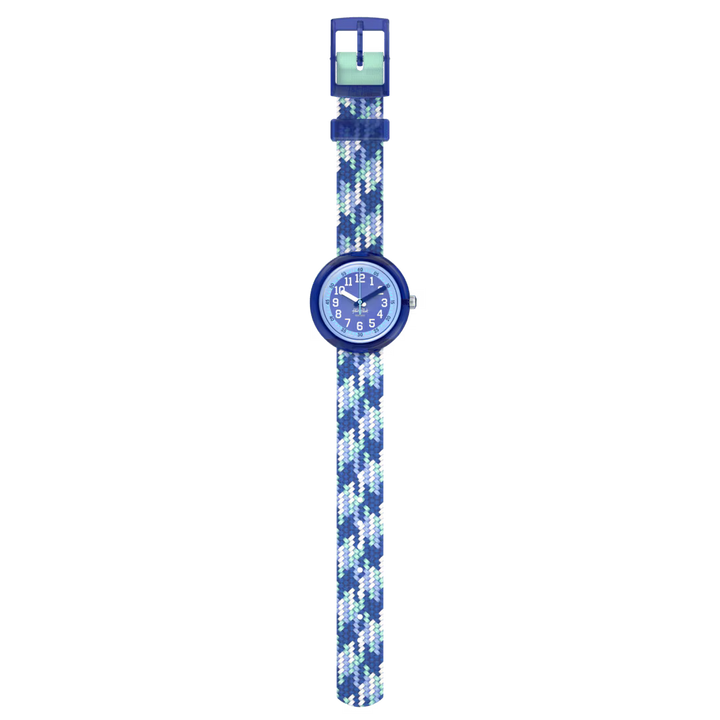 Flik Flak orologio BRAID IN BLUE Power Time 32mm FPNP169