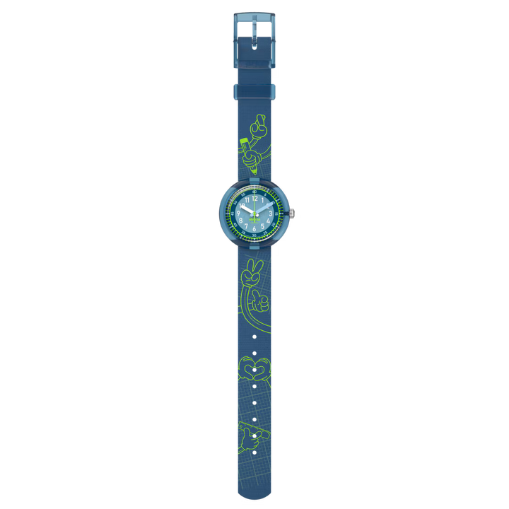 Flik Flak orologio CODE TALK Power Time 32mm FPNP174