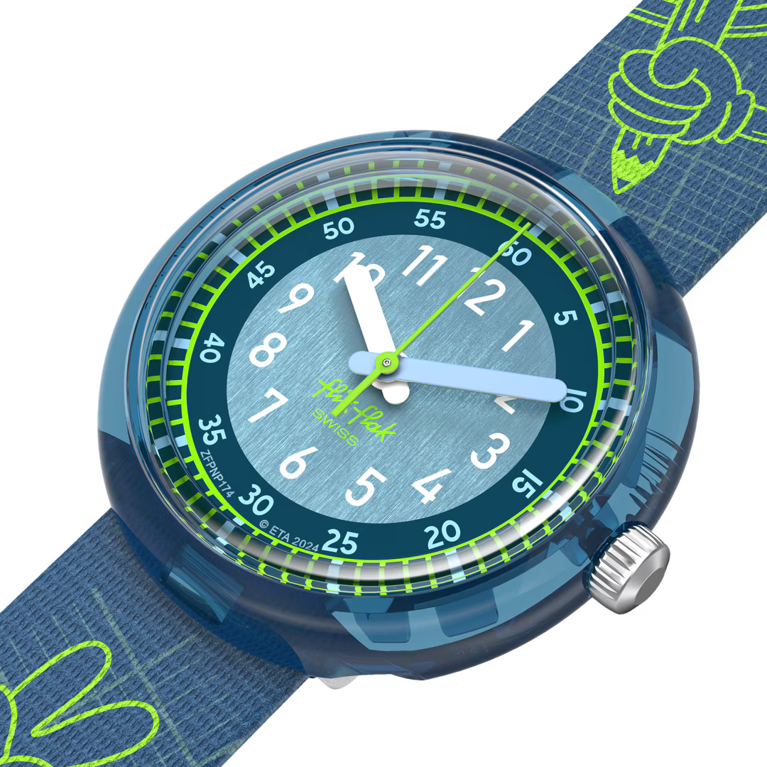Flik Flak orologio CODE TALK Power Time 32mm FPNP174