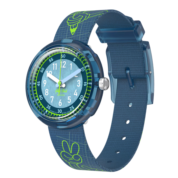 Flik Flak orologio CODE TALK Power Time 32mm FPNP174