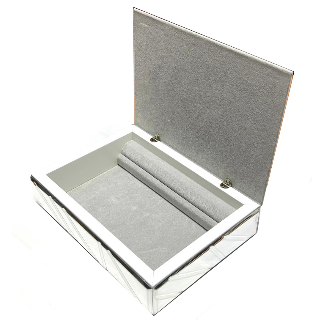 Sovrani cofanetto portagioie in argento 50° anniversario cm 18x12x4 W661