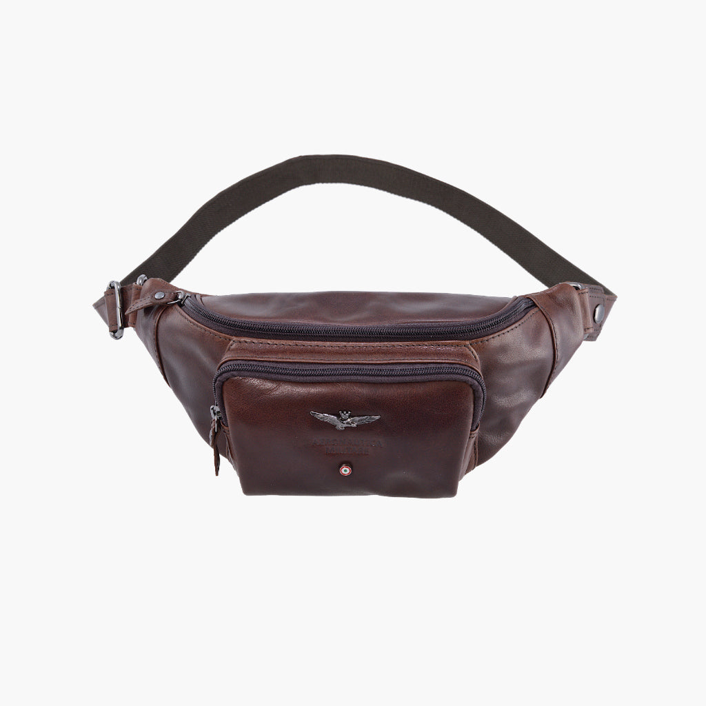 Aeronautica Militare Marsupio in pelle linea Vintage AM351-MO