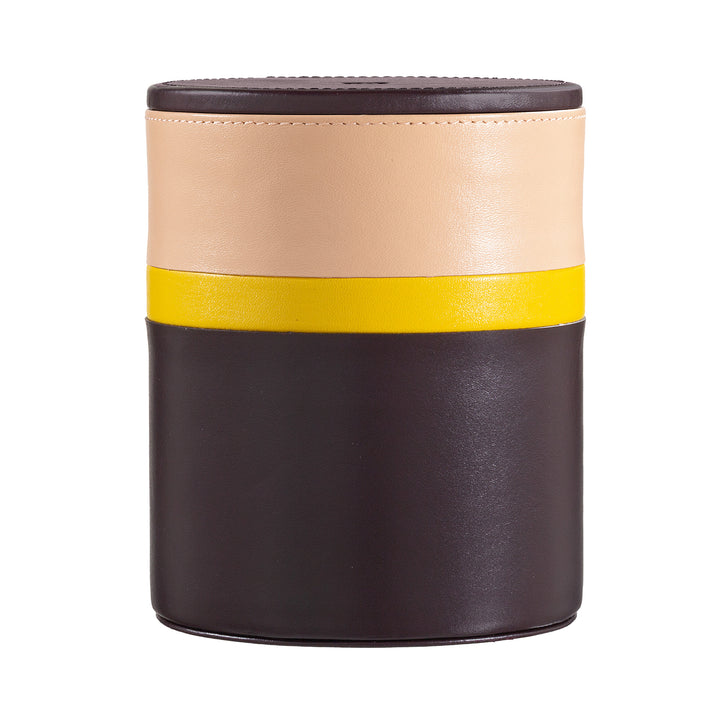 DUDU Barattolo con Coperchio di Design da Casa da Scrivania Ufficio 11x14cm, Portaoggetti Multicolore Svuotatasche Versatile