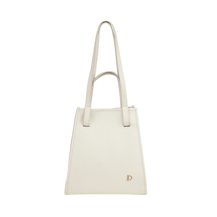 DUDU Borsa Donna a Spalla in Vera Pelle Made in Italy, Shopper Tote Bag Elegante, Doppio Manico, Pelle Pieno Fiore o Scamosciata - Borsa a Mano Capiente per Lavoro e Tempo Libero
