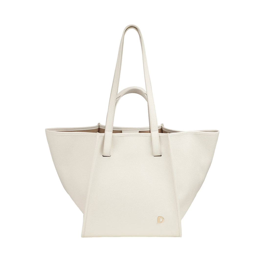 DUDU Borsa Donna a Spalla in Vera Pelle Made in Italy, Shopper Tote Bag Elegante, Doppio Manico, Pelle Pieno Fiore o Scamosciata - Borsa a Mano Capiente per Lavoro e Tempo Libero