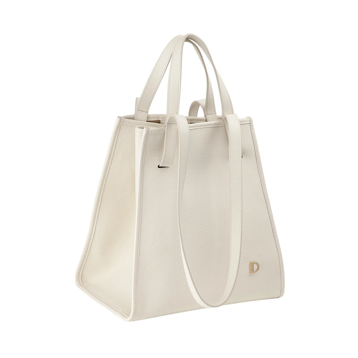 DUDU Borsa Donna a Spalla in Vera Pelle Made in Italy, Shopper Tote Bag Elegante, Doppio Manico, Pelle Pieno Fiore o Scamosciata - Borsa a Mano Capiente per Lavoro e Tempo Libero
