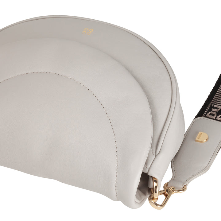 DUDU Borsa a Tracolla Spalla Donna in Pelle Trapuntata, Borsetta Piccola Elegante Imbottita con Patta, Spallina e Tracolla Removibili