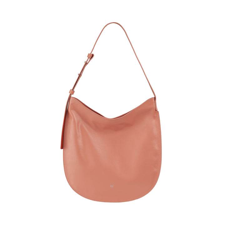 DUDU Damen-Umhängetasche aus weichem Leder, Hobo-Tasche mit Reißverschluss, große, geräumige, farbenfrohe, verstellbare Umhängetasche