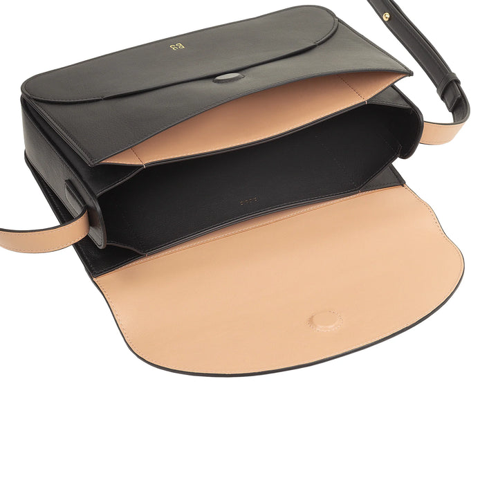 DUDU Borsa a Tracolla Grande Donna in Pelle - Borsa Donna Elegante e Capiente, Design a Busta Envelope, con Tracolla Regolabile e Patta Magnetica di Chiusura