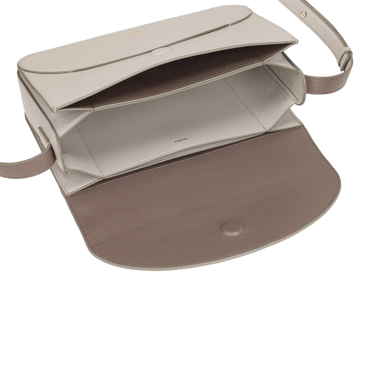 DUDU Borsa a Tracolla Grande Donna in Pelle - Borsa Donna Elegante e Capiente, Design a Busta Envelope, con Tracolla Regolabile e Patta Magnetica di Chiusura