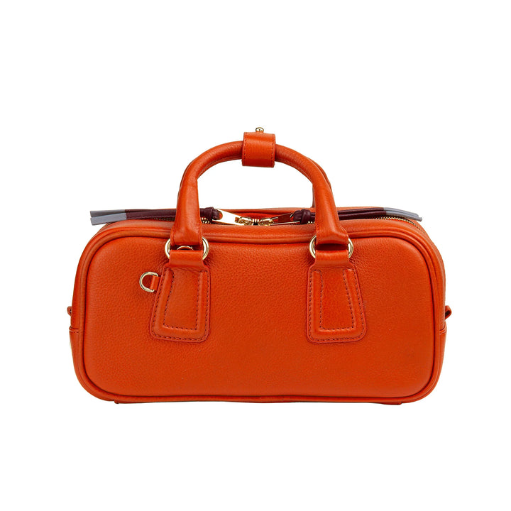 DUDU Borsa Bauletto Grande Donna in Pelle con Tracolla Removibile, Capiente ed Elegante - Borsa a Mano e Spalla con Cerniera Zip, Doppi Manici