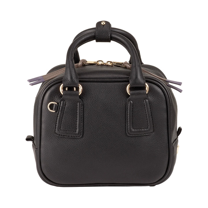 DUDU Borsa Bauletto Donna in Pelle con Tracolla Regolabile, Elegante e Compatta, Borsa a Mano e Spalla con Cerniera Zip