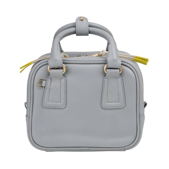 DUDU Borsa Bauletto Donna in Pelle con Tracolla Regolabile, Elegante e Compatta, Borsa a Mano e Spalla con Cerniera Zip