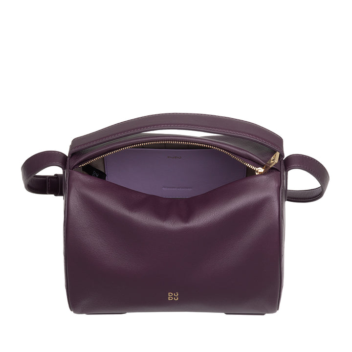 DUDU Borsa Bauletto a Tracolla da Donna in Pelle – Borsa Elegante, Piccola con Tracolla Regolabile per Ogni Occasione