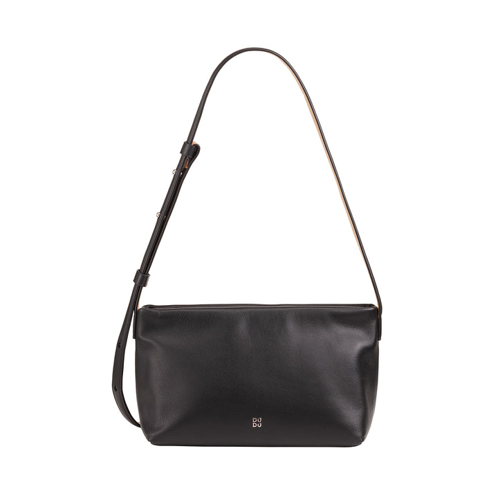 DUDU Borsa Tracolla Piccola Donna in Pelle Morbida, Borsa a Spalla, Chiusura a Cerniera, Borsetta da Sera Elegante Moda Città Fashion