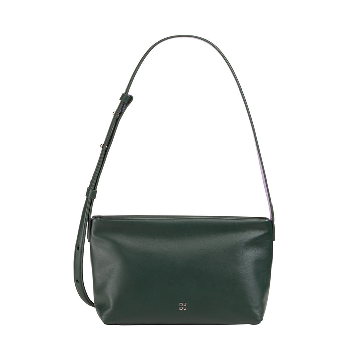 DUDU Borsa Tracolla Piccola Donna in Pelle Morbida, Borsa a Spalla, Chiusura a Cerniera, Borsetta da Sera Elegante Moda Città Fashion