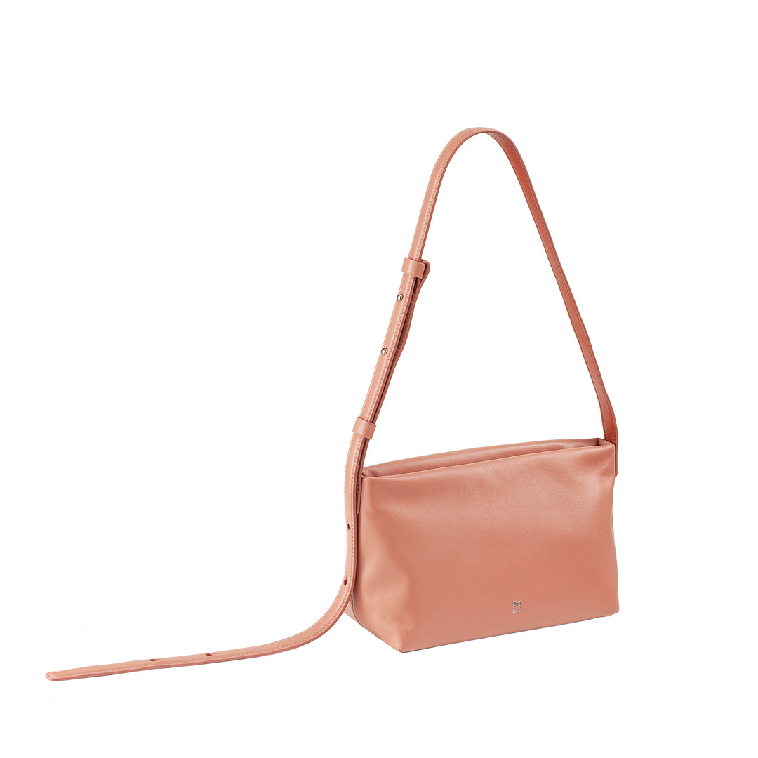 DUDU Borsa Tracolla Piccola Donna in Pelle Morbida, Borsa a Spalla, Chiusura a Cerniera, Borsetta da Sera Elegante Moda Città Fashion