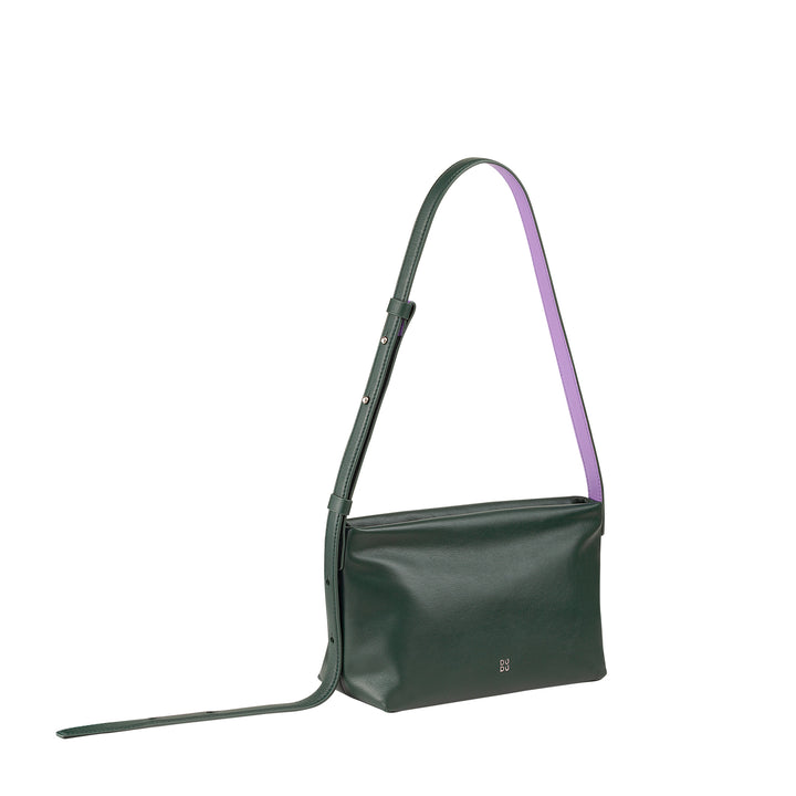 DUDU Borsa Tracolla Piccola Donna in Pelle Morbida, Borsa a Spalla, Chiusura a Cerniera, Borsetta da Sera Elegante Moda Città Fashion