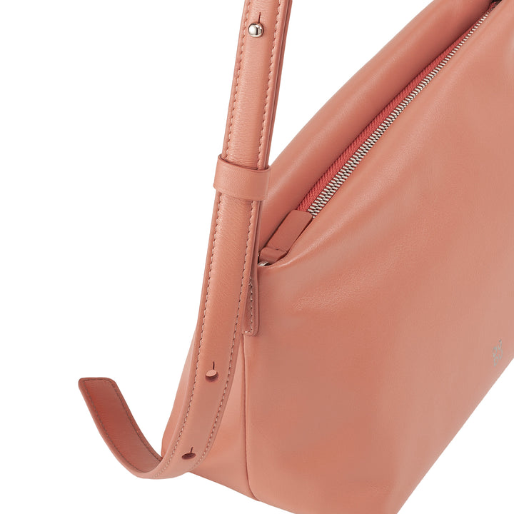 DUDU Borsa Tracolla Piccola Donna in Pelle Morbida, Borsa a Spalla, Chiusura a Cerniera, Borsetta da Sera Elegante Moda Città Fashion