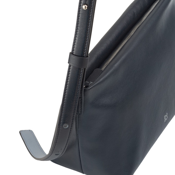 DUDU Borsa Tracolla Piccola Donna in Pelle Morbida, Borsa a Spalla, Chiusura a Cerniera, Borsetta da Sera Elegante Moda Città Fashion