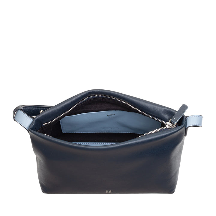 DUDU Borsa Tracolla Piccola Donna in Pelle Morbida, Borsa a Spalla, Chiusura a Cerniera, Borsetta da Sera Elegante Moda Città Fashion