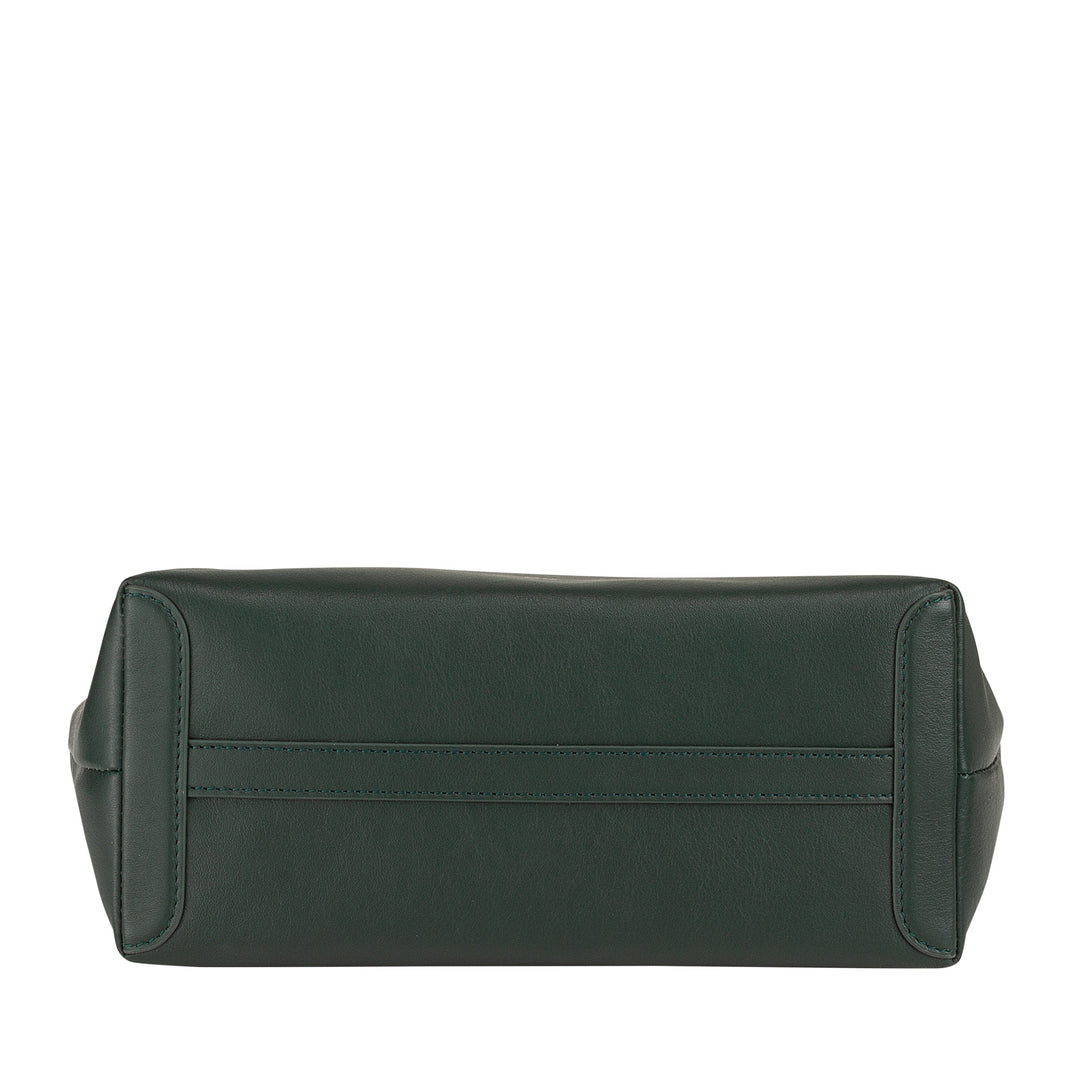 DUDU Borsa Tracolla Piccola Donna in Pelle Morbida, Borsa a Spalla, Chiusura a Cerniera, Borsetta da Sera Elegante Moda Città Fashion