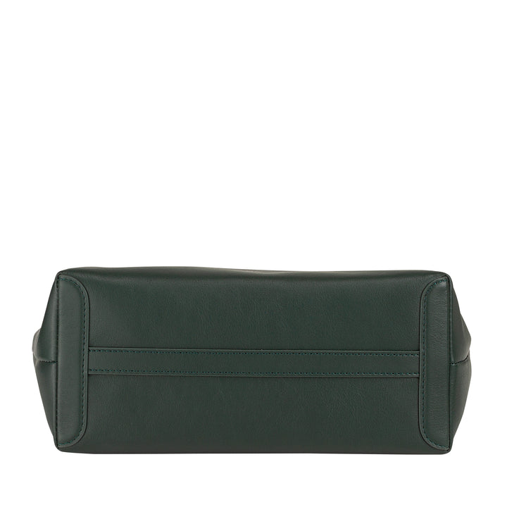 DUDU Borsa Tracolla Piccola Donna in Pelle Morbida, Borsa a Spalla, Chiusura a Cerniera, Borsetta da Sera Elegante Moda Città Fashion