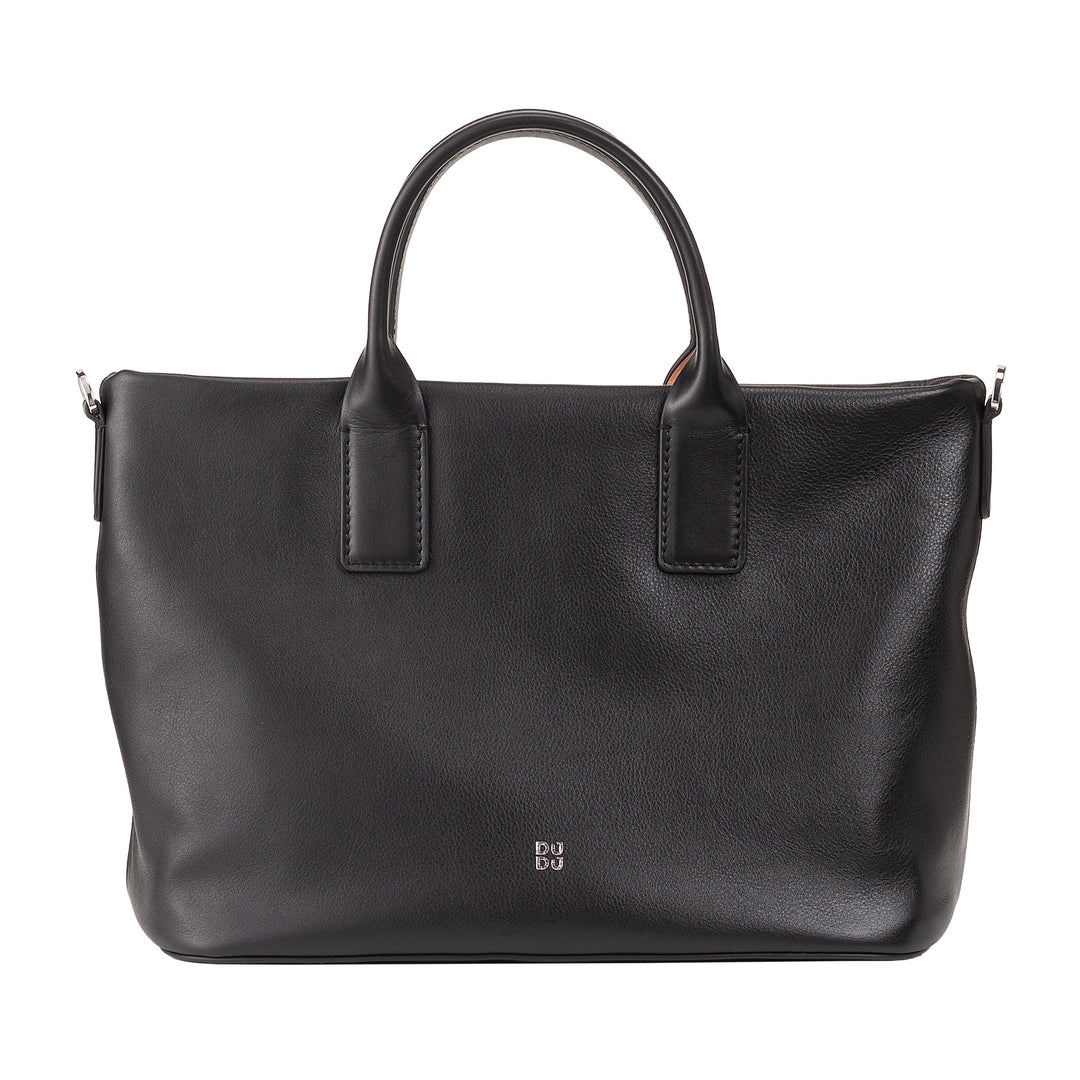 DUDU Borsa Donna a Mano in Pelle con Tracolla, Borsa Media Piccola a Spalla con Cerniera e Tracolla Staccabile, Borsetta Elegante Colorata