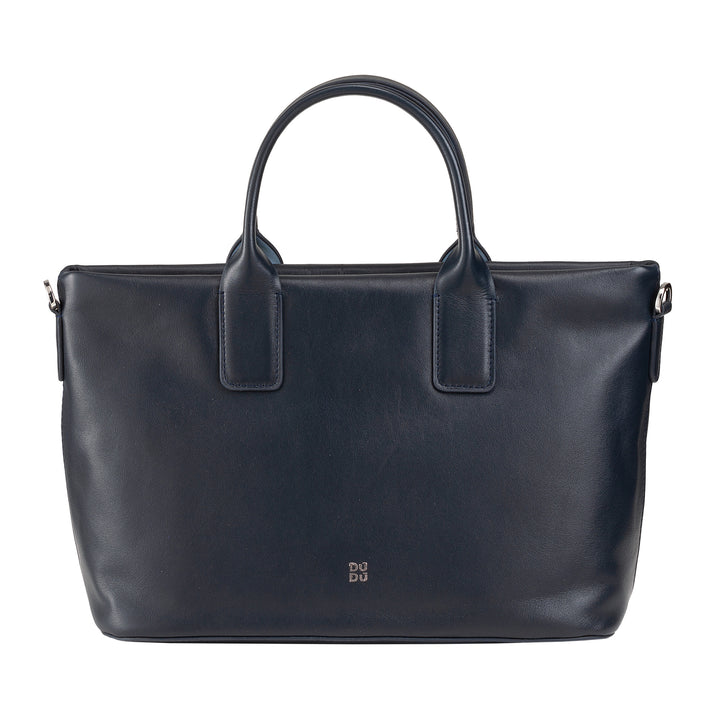 DUDU Borsa Donna a Mano in Pelle con Tracolla, Borsa Media Piccola a Spalla con Cerniera e Tracolla Staccabile, Borsetta Elegante Colorata