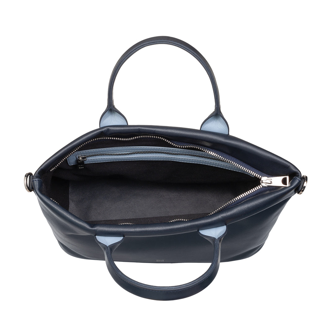 DUDU Borsa Donna a Mano in Pelle con Tracolla, Borsa Media Piccola a Spalla con Cerniera e Tracolla Staccabile, Borsetta Elegante Colorata