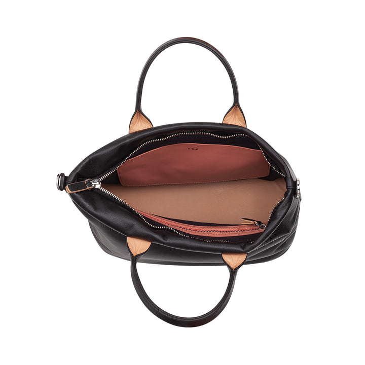 DUDU Borsa Donna a Mano in Pelle con Tracolla, Borsa Media Piccola a Spalla con Cerniera e Tracolla Staccabile, Borsetta Elegante Colorata