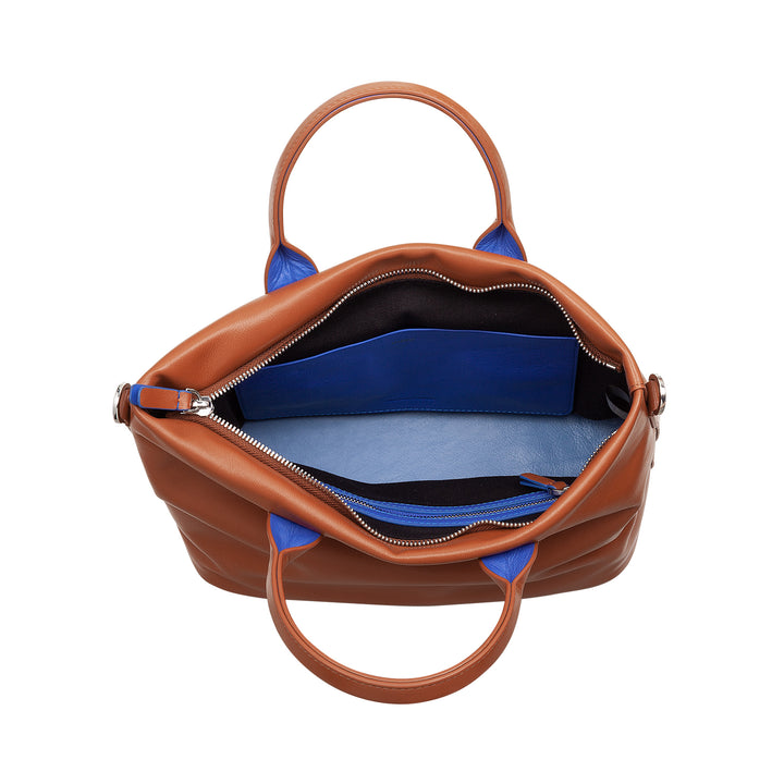 DUDU Borsa Donna a Mano in Pelle con Tracolla, Borsa Media Piccola a Spalla con Cerniera e Tracolla Staccabile, Borsetta Elegante Colorata