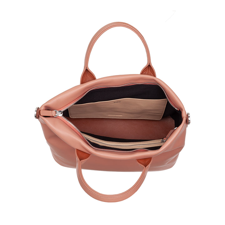 DUDU Borsa Donna a Mano in Pelle con Tracolla, Borsa Media Piccola a Spalla con Cerniera e Tracolla Staccabile, Borsetta Elegante Colorata